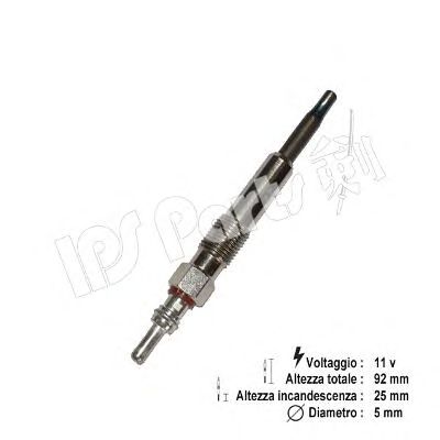 IPS PARTS idg005 -  Изолятор, свеча накаливания